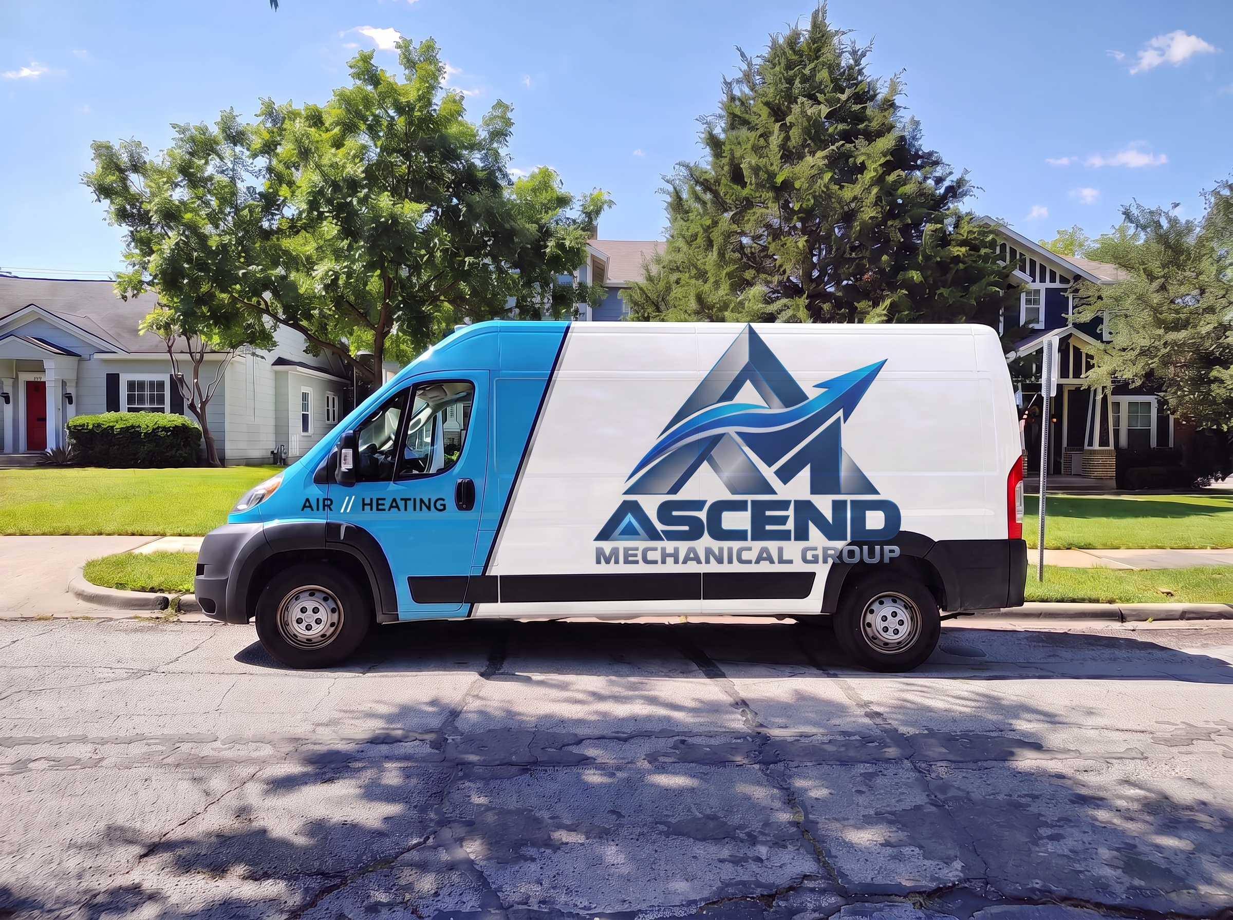Ascend Mechanical Group service van